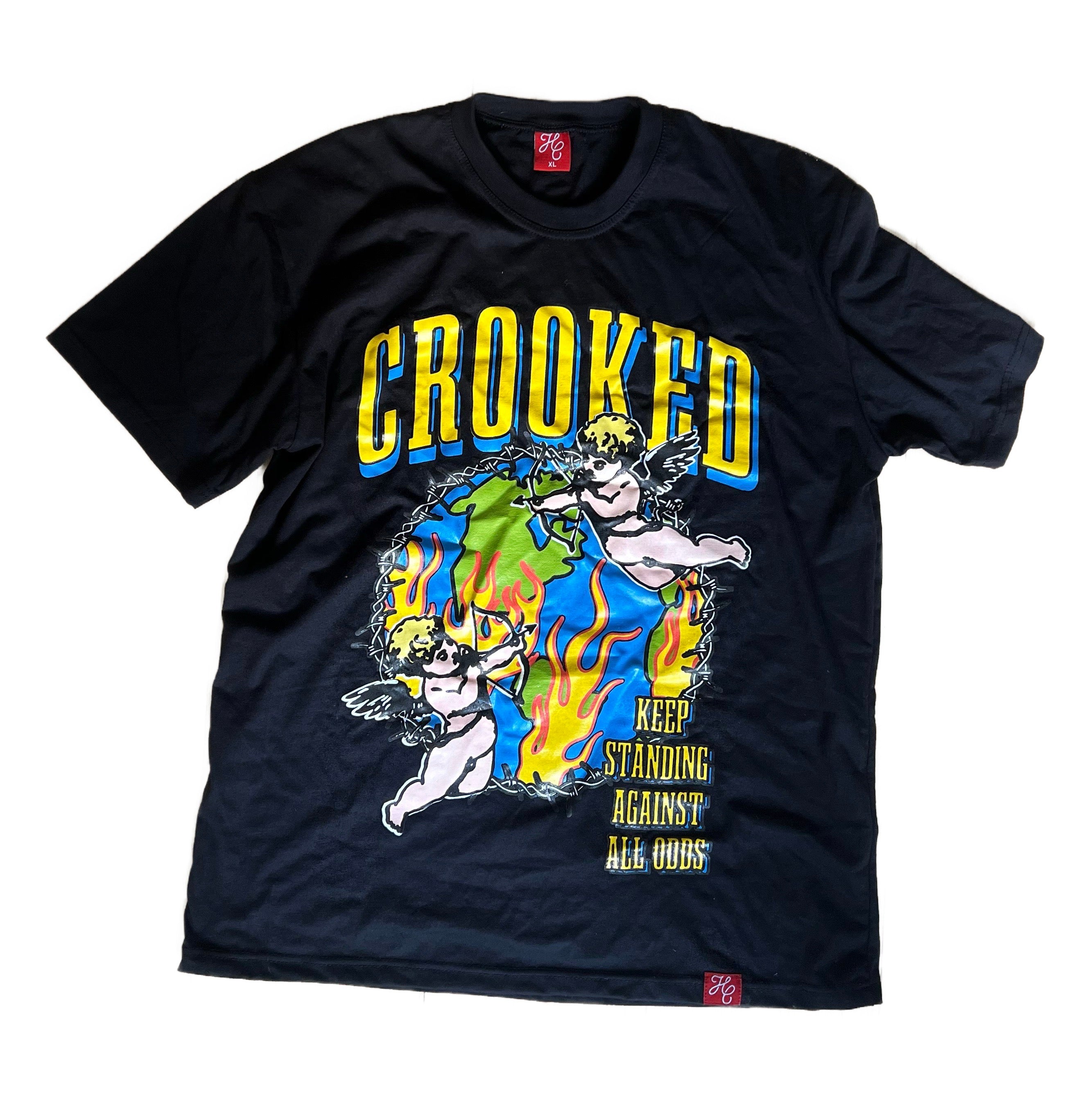 The end of the World Tour T-shirt – Halfway crooked apparel