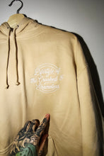 Load image into Gallery viewer, Beige crooked and shameless hoodie