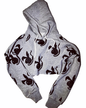 Load image into Gallery viewer, Bad bunny cropped hoodie